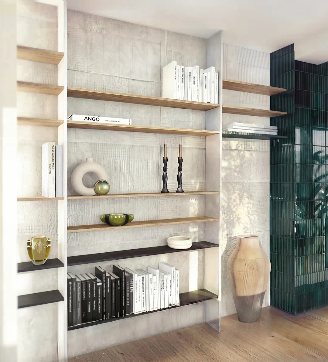 Návrh interiéru - hra svetla a textúr 1 - Linea Design