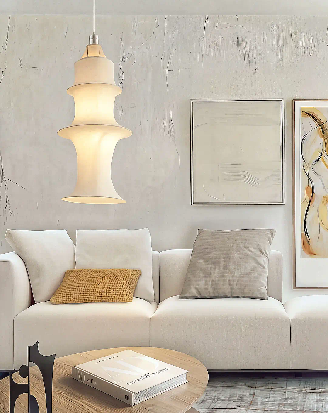 Návrh interiéru s umeleckými prvkami - interiérový dizajnér Linea Design. Tento interiér je ukážkou organického minimalizmu, kde hlavné slovo nemá dekorácia, ale hmatateľný charakter materiálov