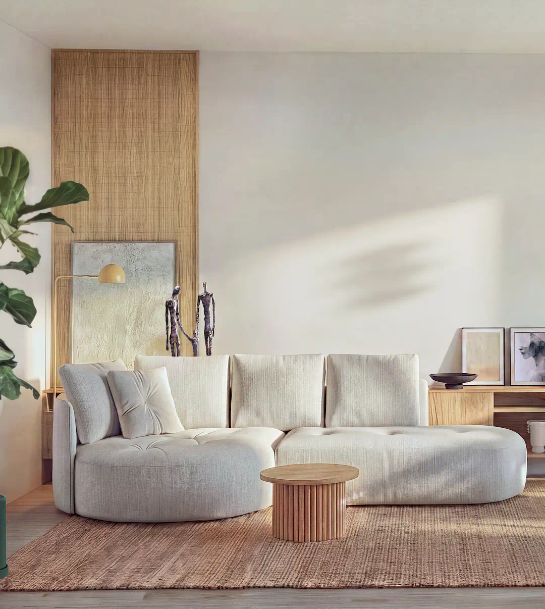 návrh interiéru bytu pre dvoch, Praha , interiérový dizajnér Linea Design